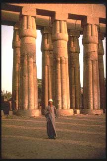 Columns at Temple of Amen