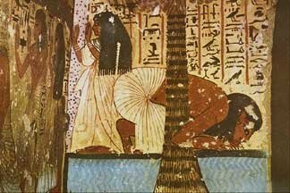 dead man kneeling