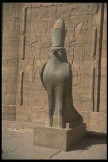 Horus the falcon god 