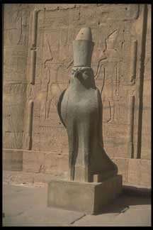 Horus at temple of edfu
