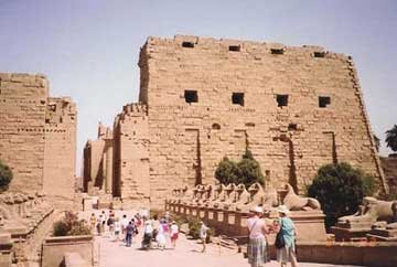 Entry to Temple of Karnak