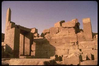 Remains Temple Amen at Karnak