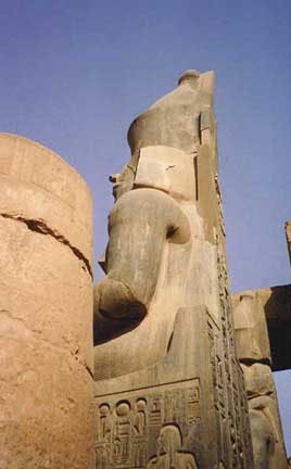 sculptures at luxor