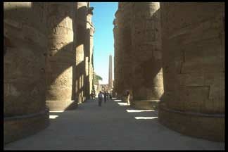 Columns at Temple of Amun