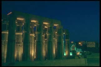 Columns at Temple of Amun