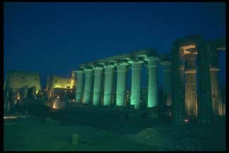 Columns at Temple of Amun