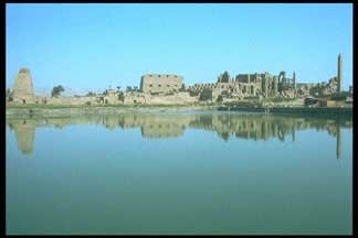 sacred lake temple of karnak