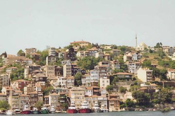 buildings on Black sea Istanbul turkey