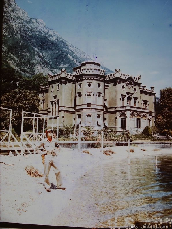 Villa at Lake Garda in which Mussolini and his mistress lived