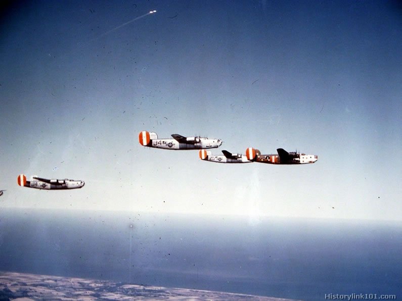 Royalty Free Pictures of B-24 Bomber 