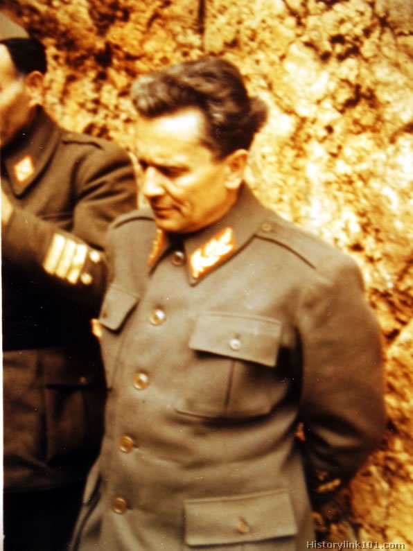Marshal Joseph Broz Tito, partisan leader.  Yugoslavia - 1945 