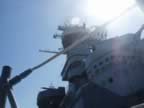 Royalty Free Picture of Battleship North Carolina's Foremast_Structure_1.jpg (19kb)