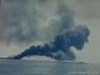 USS Bunker Hill on fire