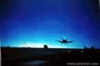 Plane taking off of USS Cowpens