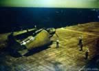Plane on deck of USS Essex