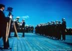 Crew on the deck of the USS Franklin