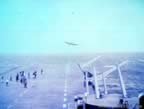 Plane off the deck of USS Hornet