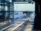  USS Lexington being launched