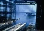  USS Lexington being launched