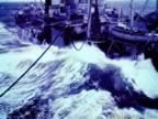 Supplies being transfered from USS Makin Island