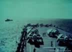 Planes on the deck of the USS Santee