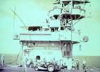 Superstructure of the USS Santee