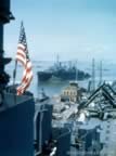 Flag off the USS Yorktown