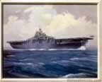USS Yorktown painting