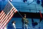 Picture of American Flags during WWII
