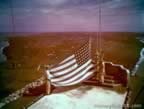 Picture of American Flags during WWII