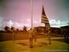 Picture of American Flags during WWII