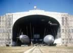 Blimps in hanger