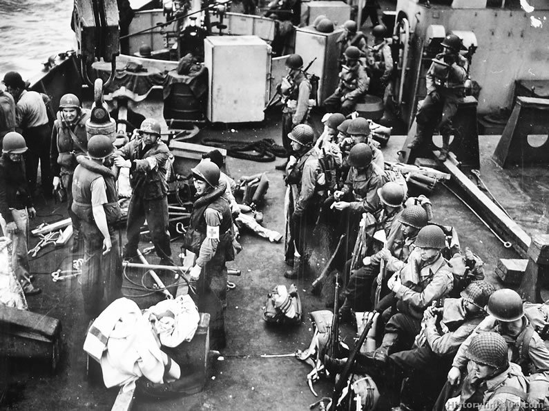 Royalty Free Picture of D-Day,  Invasion of Nomandy France