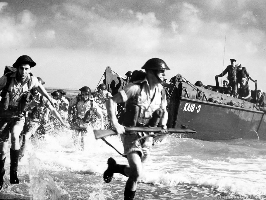 Royalty Free Picture of D-Day,  Invasion of Nomandy France
