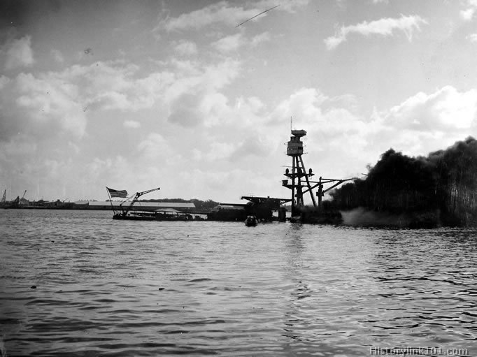 Royalty Free Picture of Attack on Pearl Harbor