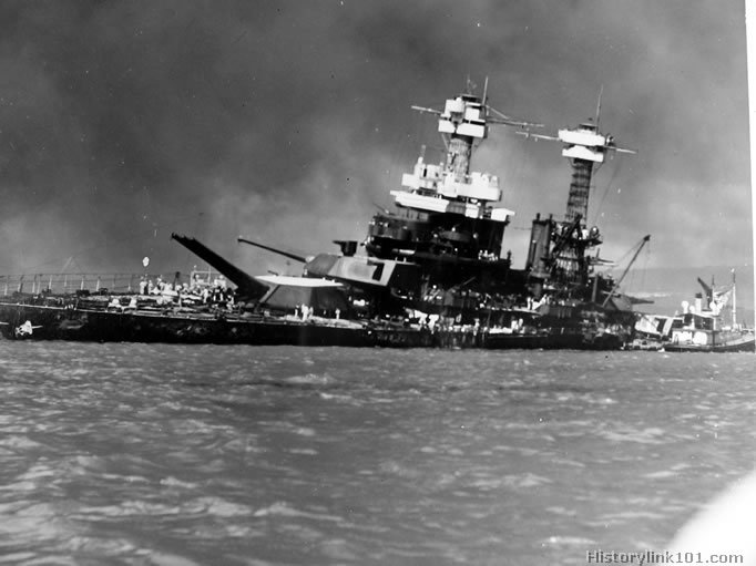 Royalty Free Picture of Attack on Pearl Harbor