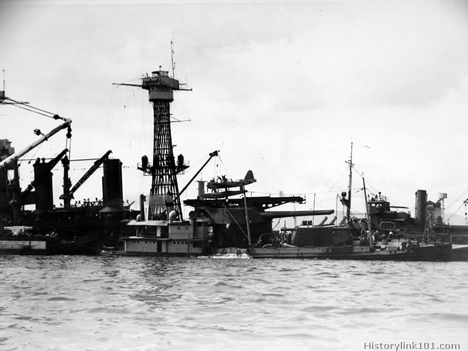 Royalty Free Picture of Attack on Pearl Harbor