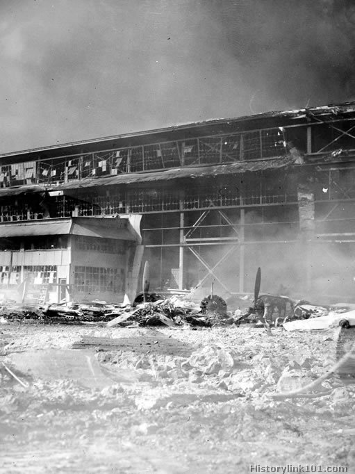 Royalty Free Picture of Attack on Pearl Harbor