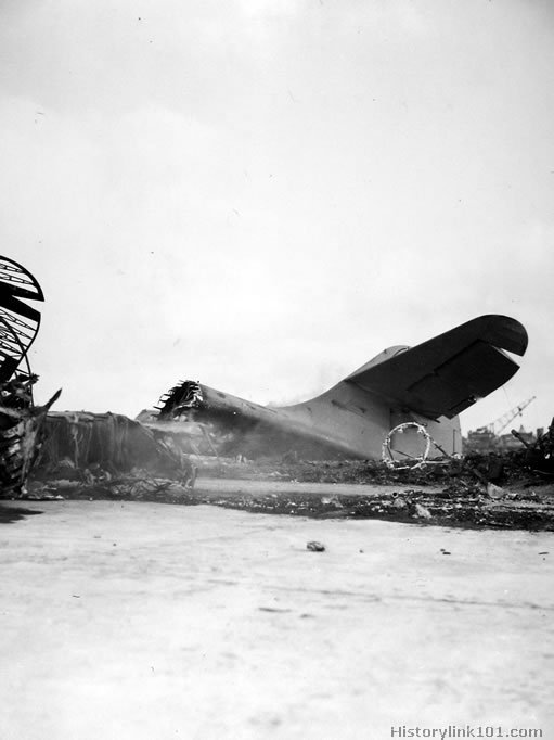 Royalty Free Picture of Attack on Pearl Harbor