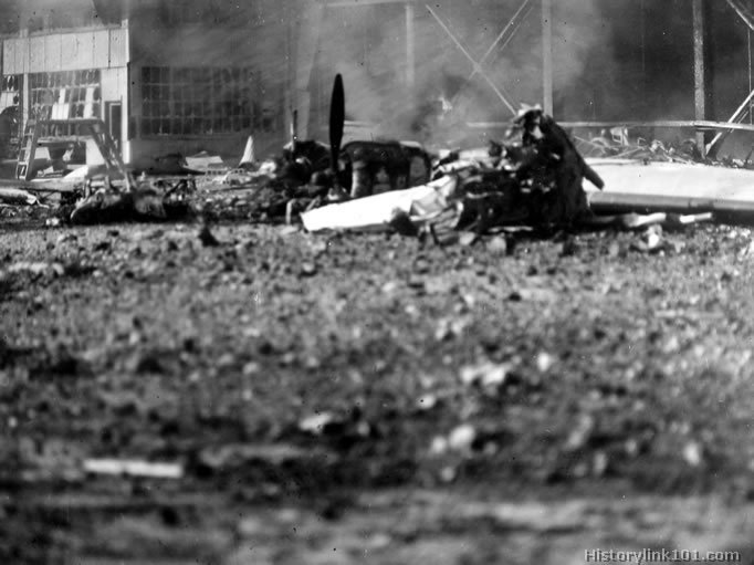 Royalty Free Picture of Attack on Pearl Harbor