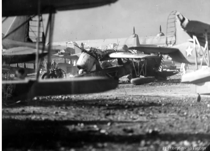 Royalty Free Picture of Attack on Pearl Harbor