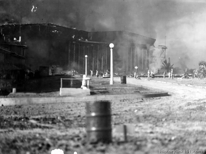 Royalty Free Picture of Attack on Pearl Harbor