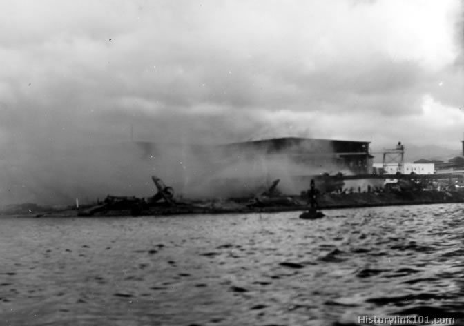 Royalty Free Picture of Attack on Pearl Harbor