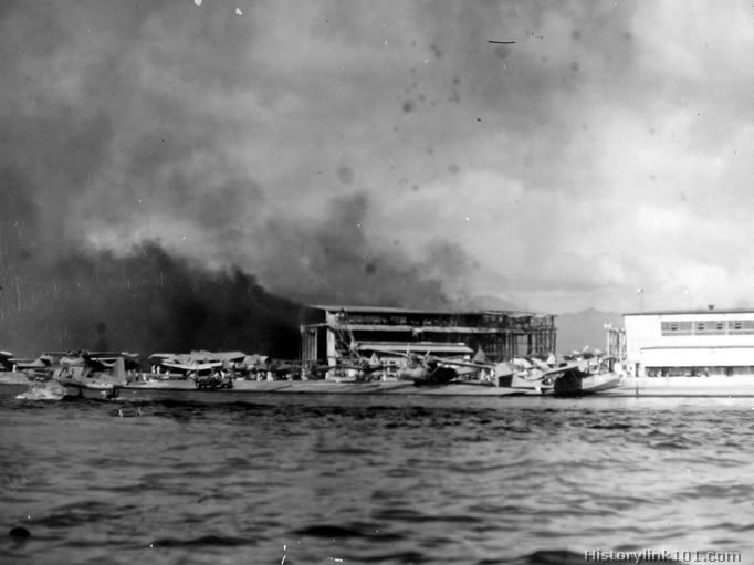 Royalty Free Picture of Attack on Pearl Harbor