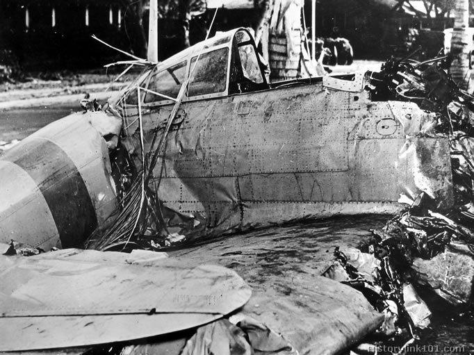 Royalty Free Picture of Attack on Pearl Harbor