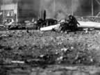 Pictures of attacks on airfields around Pearl Harbor 