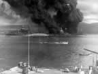 Pictures of Battleship Row during the Attack on Pearl Harbor  