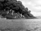 Pictures of Battleship Row during the Attack on Pearl Harbor  