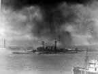 Pictures of Battleship Row during the Attack on Pearl Harbor  