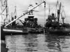 Pictures of Battleship Row during the Attack on Pearl Harbor  
